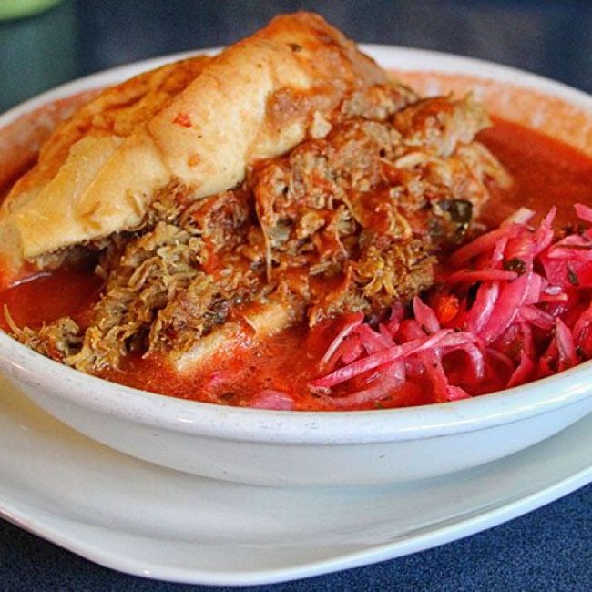 Μεξικάνικο σάντουιτς torta ahogada