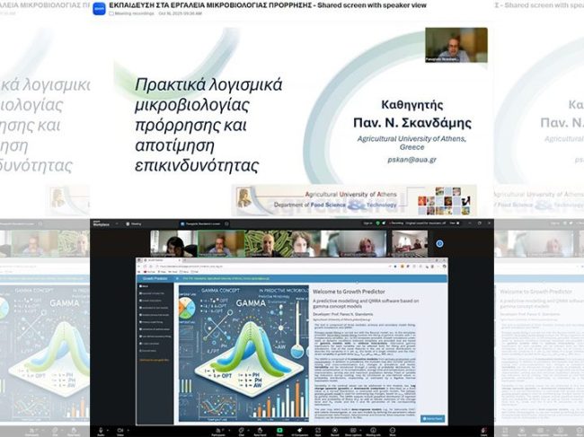 Εκπαίδευση επιθεωρητών του ΕΦΕΤ στα εργαλεία μικροβιολογίας πρόρρησης