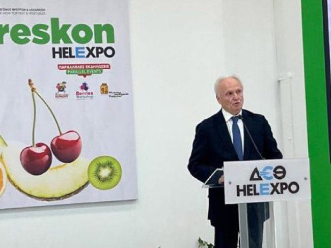 Ο Γιάννης Ανδριανός εγκαινίασε τη FRESKON 2026