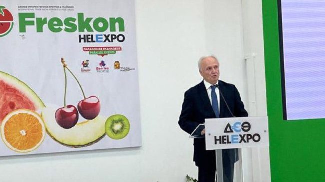 Ο Γιάννης Ανδριανός εγκαινίασε τη FRESKON 2026