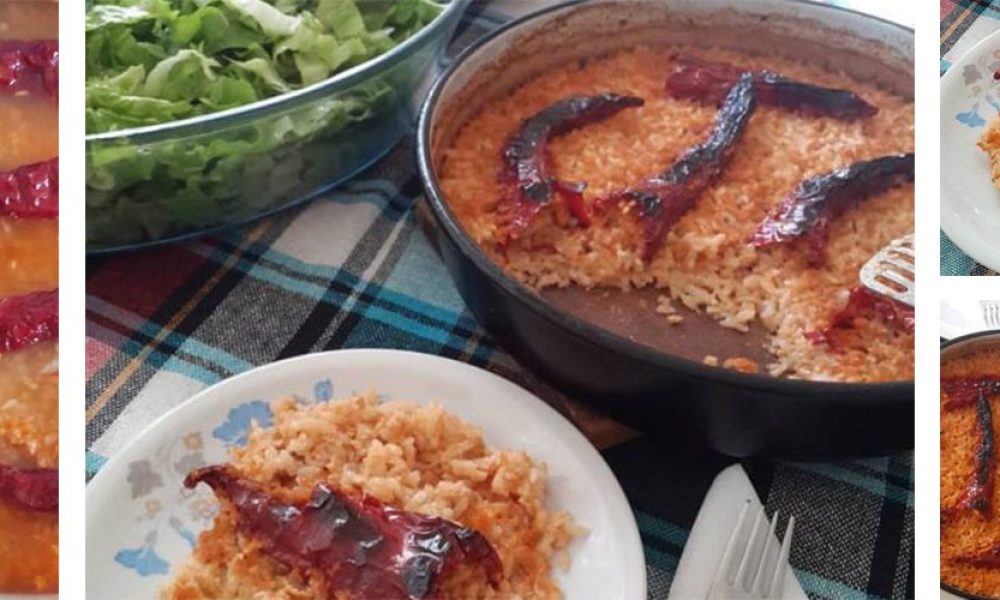 Τσόρμπα με ρύζι στο φούρνο