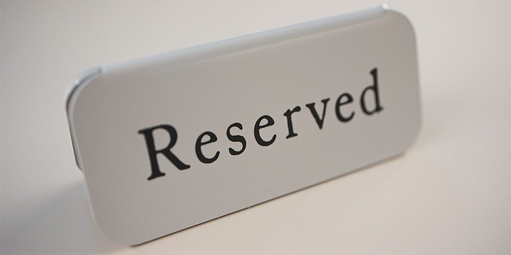 Κράτηση τραπεζιού, χρήσιμες συμβουλές!