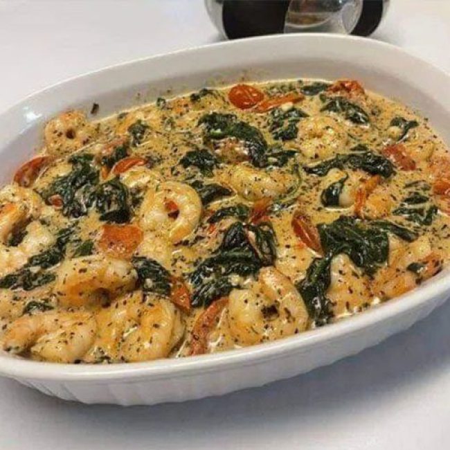 Κρεμώδεις γαρίδες Τοσκάνης