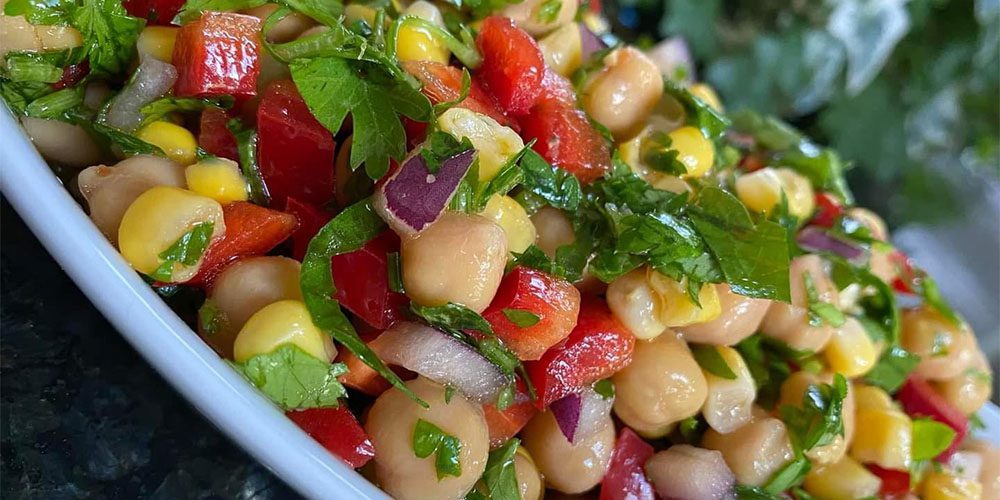 Μεσογειακή ρεβιθοσαλάτα