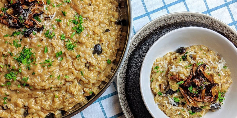 Ριζότο με μανιτάρια pioppino