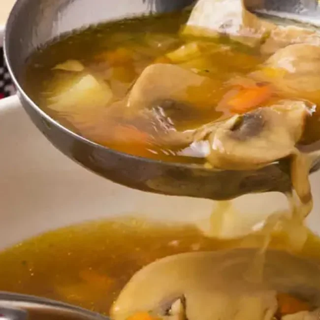 Σλοβένικη σούπα μανιταριών και πατάτας