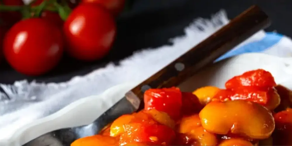 Φασόλια γίγαντες με ‘nduja (λουκάνικο Καλαβρίας)