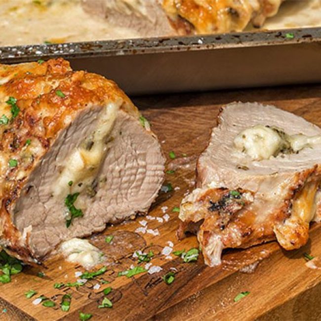 Ψαρονέφρι γεμιστό με τυρί