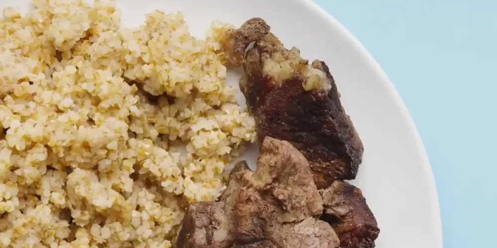 Αφέλια με μανιτάρια και πλιγούρι